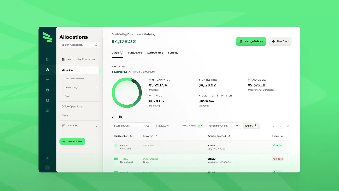 Dashboard IA collapsed to three navigation levels