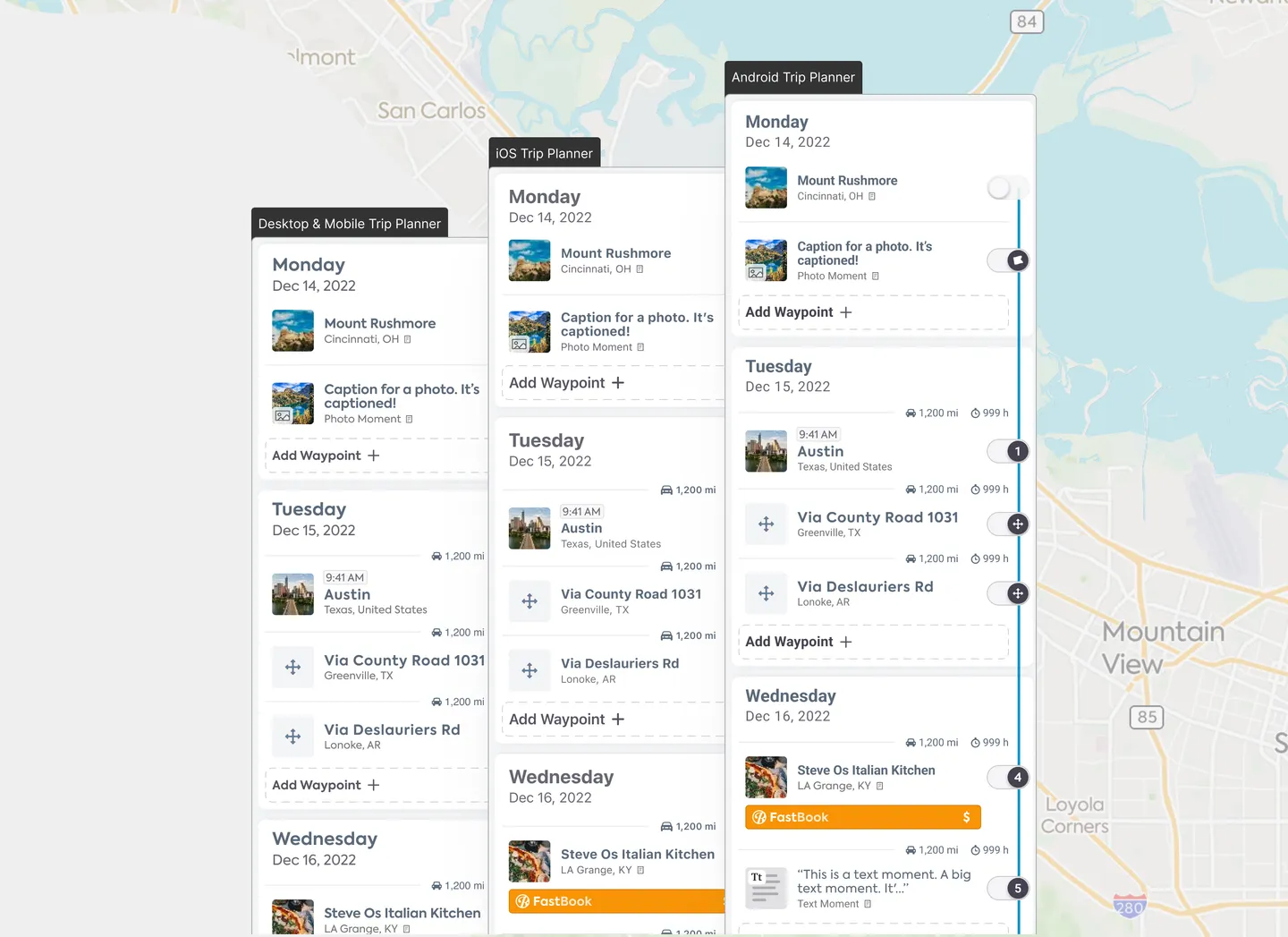 Forty-stop loop through the West, the user the product was failing hardest